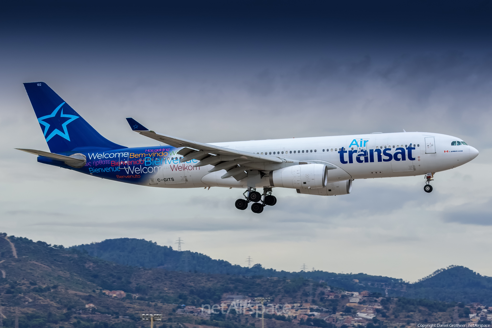 Air Transat Airbus A C Gits Photo Netairspace