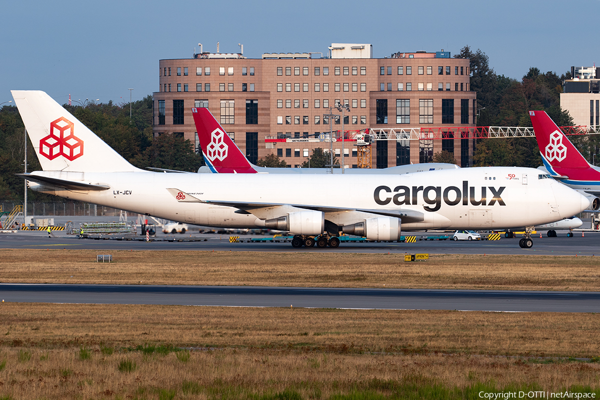 Cargolux Boeing 747 4EV ERF LX JCV Photo 403580 NetAirspace