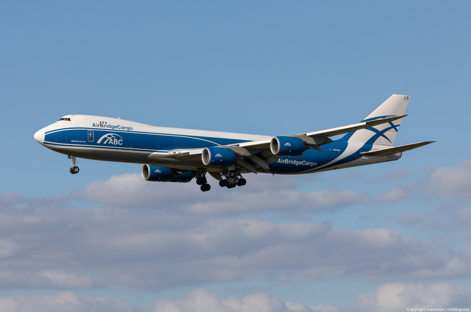 AirBridge Cargo Boeing 747 8HVF VQ BLR Photo 402588 NetAirspace