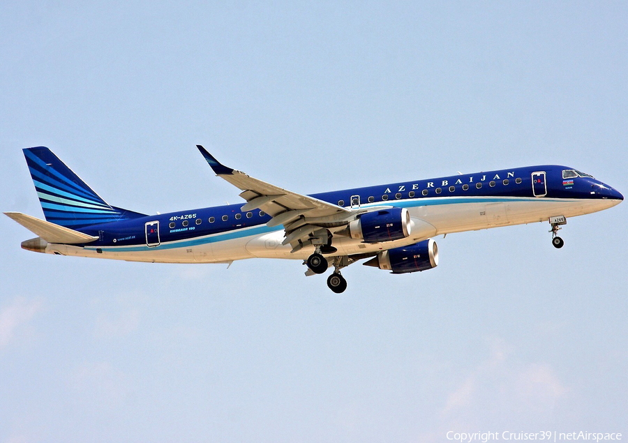 Azerbaijan Airlines Embraer ERJ-190AR (ERJ-190-100IGW) (4K-AZ65) | Photo 89293