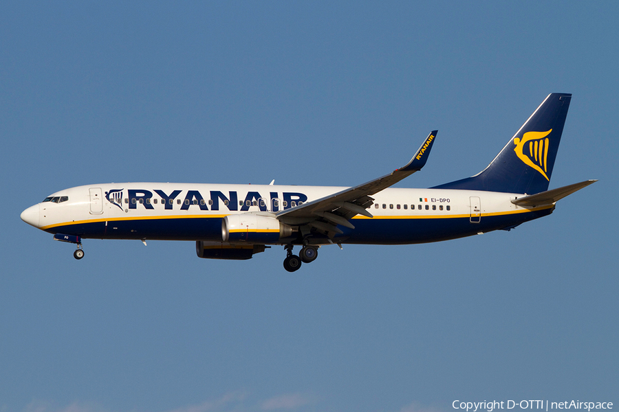 Ryanair Boeing 737-8AS (EI-DPO) | Photo 370844